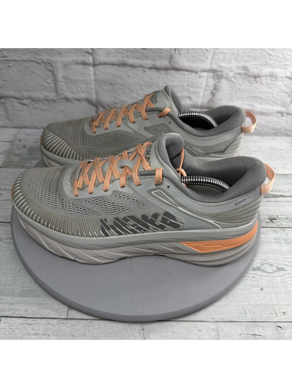 Hoka One One Bondi 7 Running Shoes Sneakers 1110519 HMSH Womens Size 10
